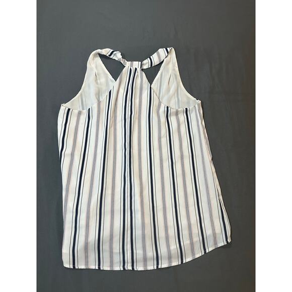 Alice Blue for Stitch Fix Striped Sleeveless Halter Blouse Size M - Picture 2 of 7